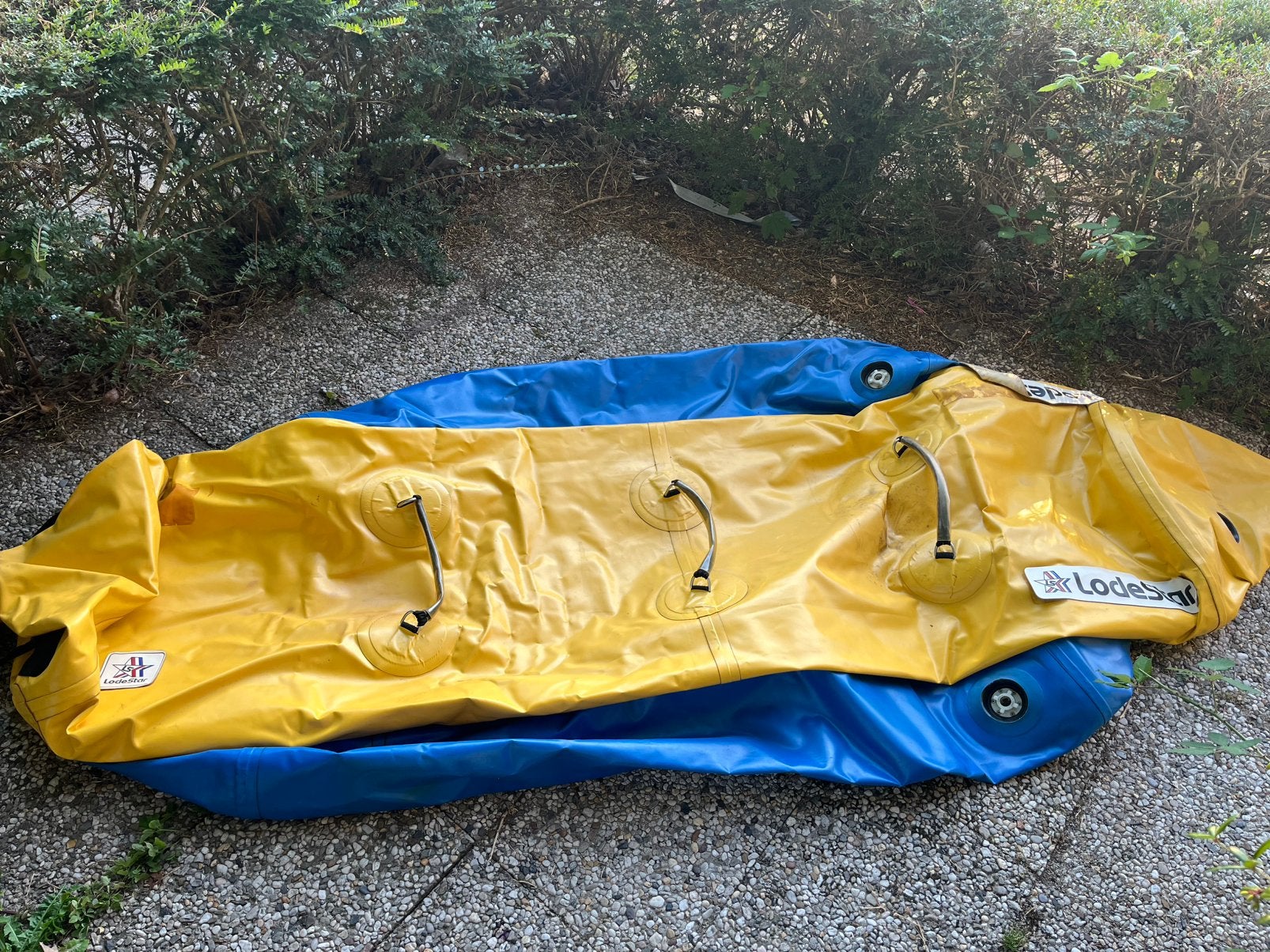 Lodestar opblaasbare boot / kajak (~300 cm) met draagtas, Ophalen, Gebruikt, 3-persoons of meer