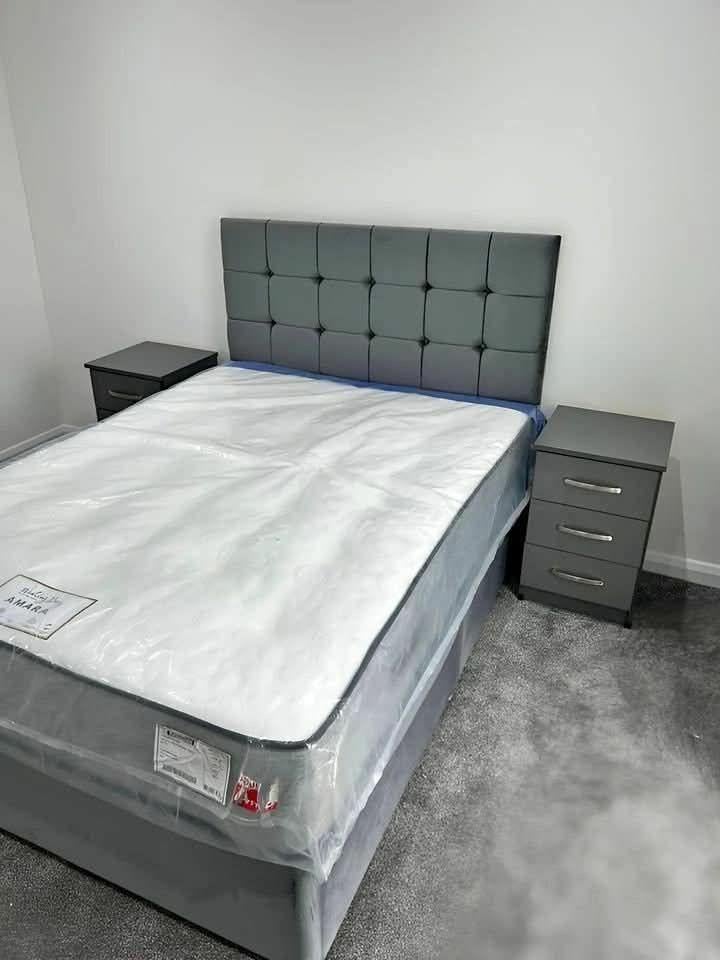 Vente urgente : Lit complet neuf avec matelas neuf (140x200), Huis en Inrichting, Slaapkamer | Complete slaapkamers, Ophalen of Verzenden