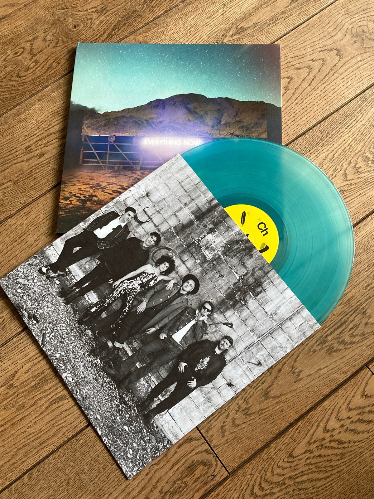Arcade Fire - Everything Now - night version (Turquoise), LP, Colored vinyl, Ophalen of Verzenden, Zo goed als nieuw