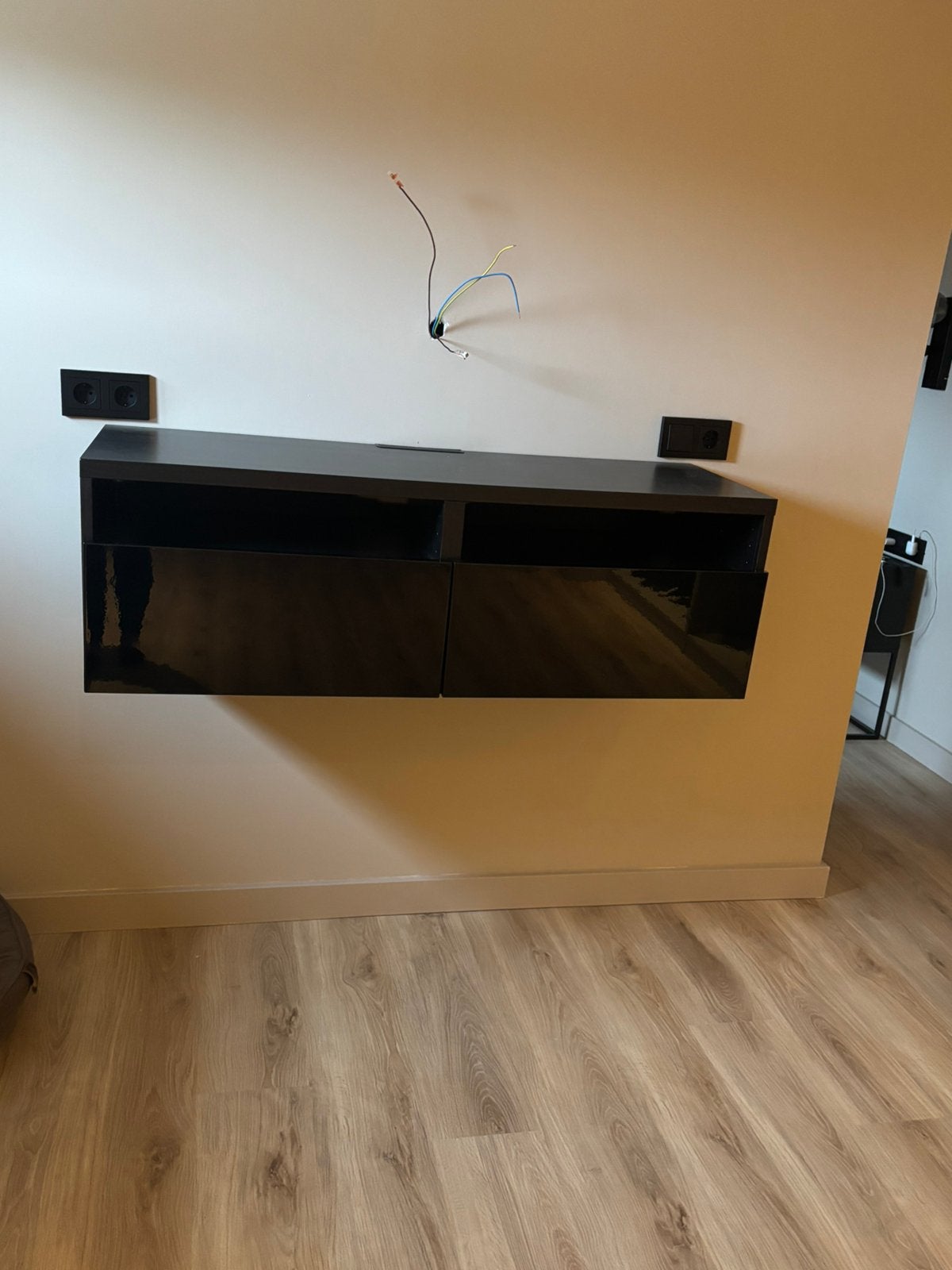 IKEA BESTÅ tv-meubel, Ophalen, 100 tot 150 cm, 1 of 2 laden, Zo goed als nieuw
