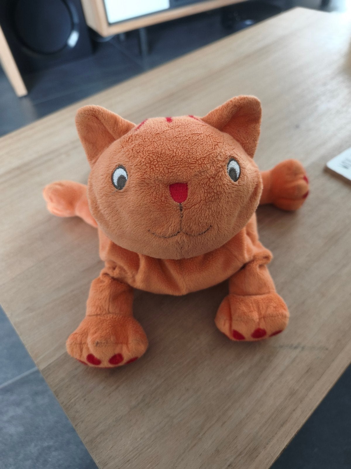 Dikkie Dik knuffel, Kinderen en Baby's, Ophalen, Oranje, Gebruikt, Kat