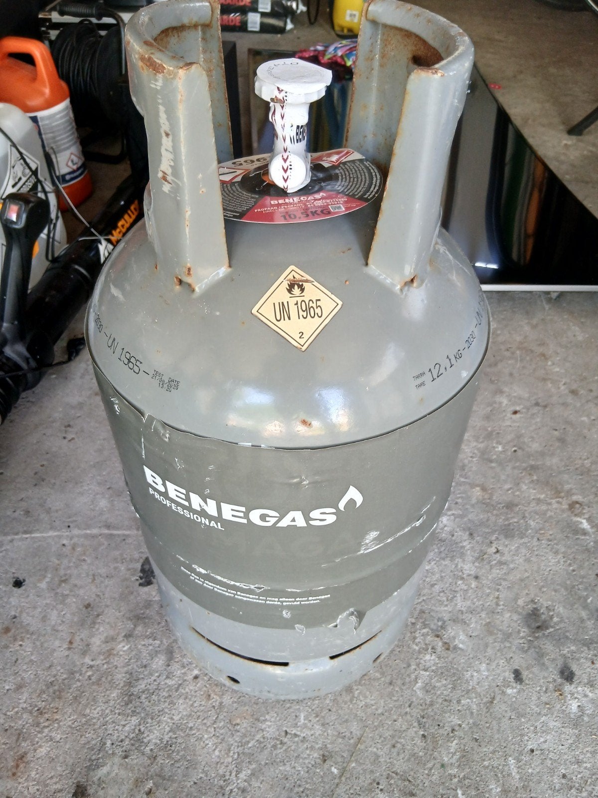 Volle gasfles 10,5k, Ophalen, Nieuw