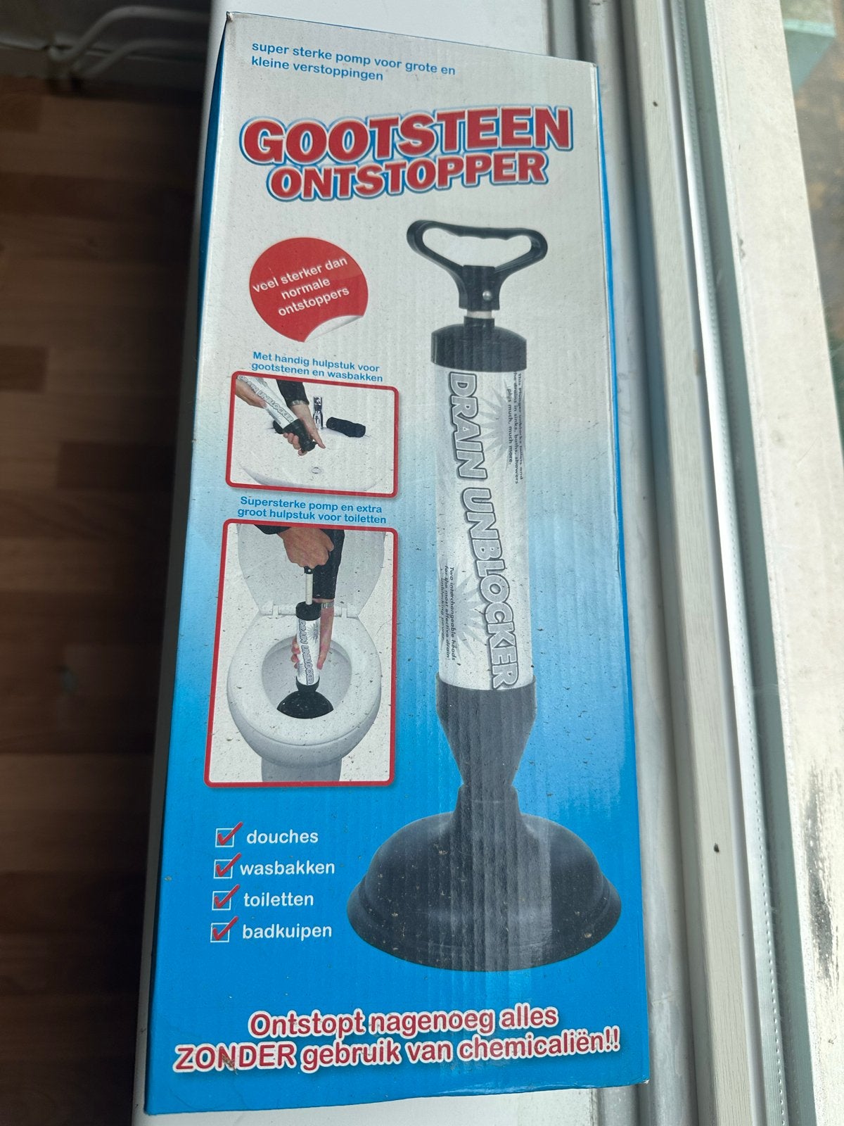 Gootsteenontstopper - Super sterke pomp voor verstoppingen, Ophalen, Nieuw