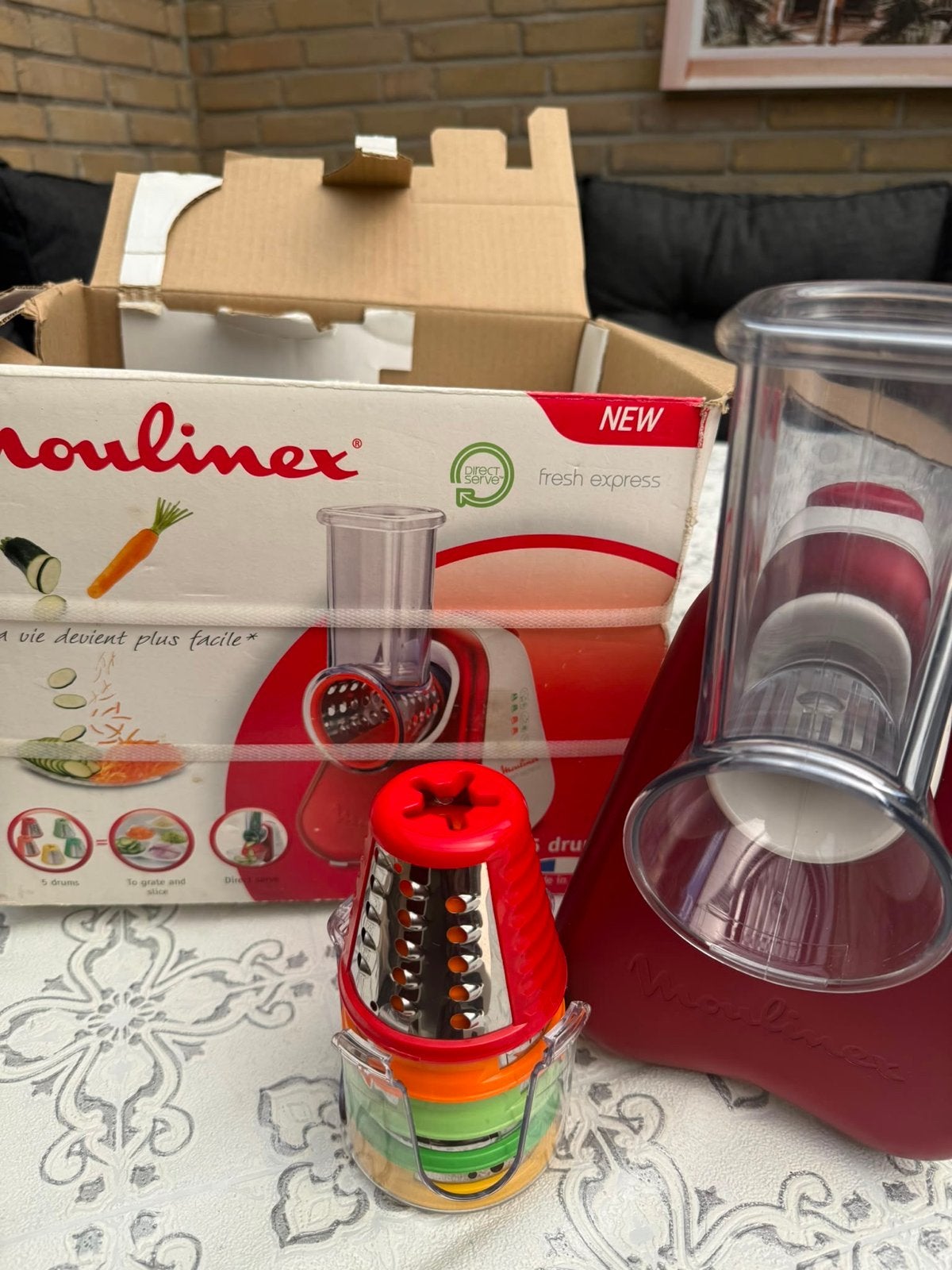 Moulinex Fresh Express - Groentesnijder/Rasp, Ophalen, Zo goed als nieuw