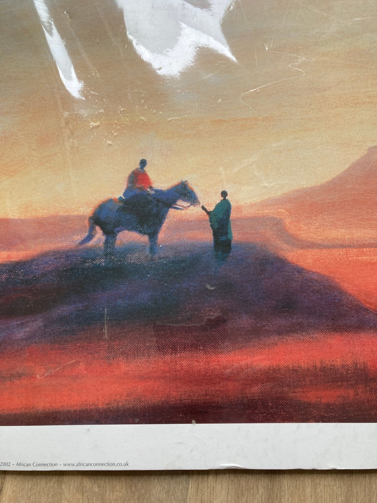 ALS Hudson "Dumela (The Greeting)" 50x70cm ingelijst, Ophalen