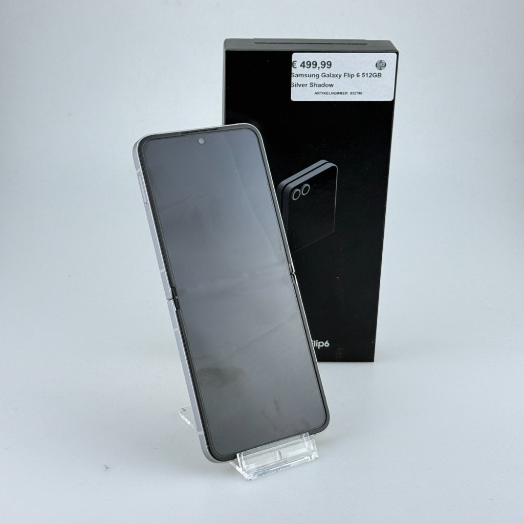 Samsung Galaxy Flip 6 512GB Silver Shadow, Samsung, Zo goed als nieuw, Support@Samsung.com, 129, Samsung-ro, Yeongtong-gu
Suwon-si, Gyeonggi-do 16677
South Korea