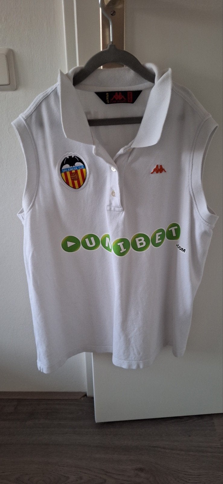 Vintage Valencia CF David Villa Kappa Polo (2009), Ophalen of Verzenden, Zo goed als nieuw
