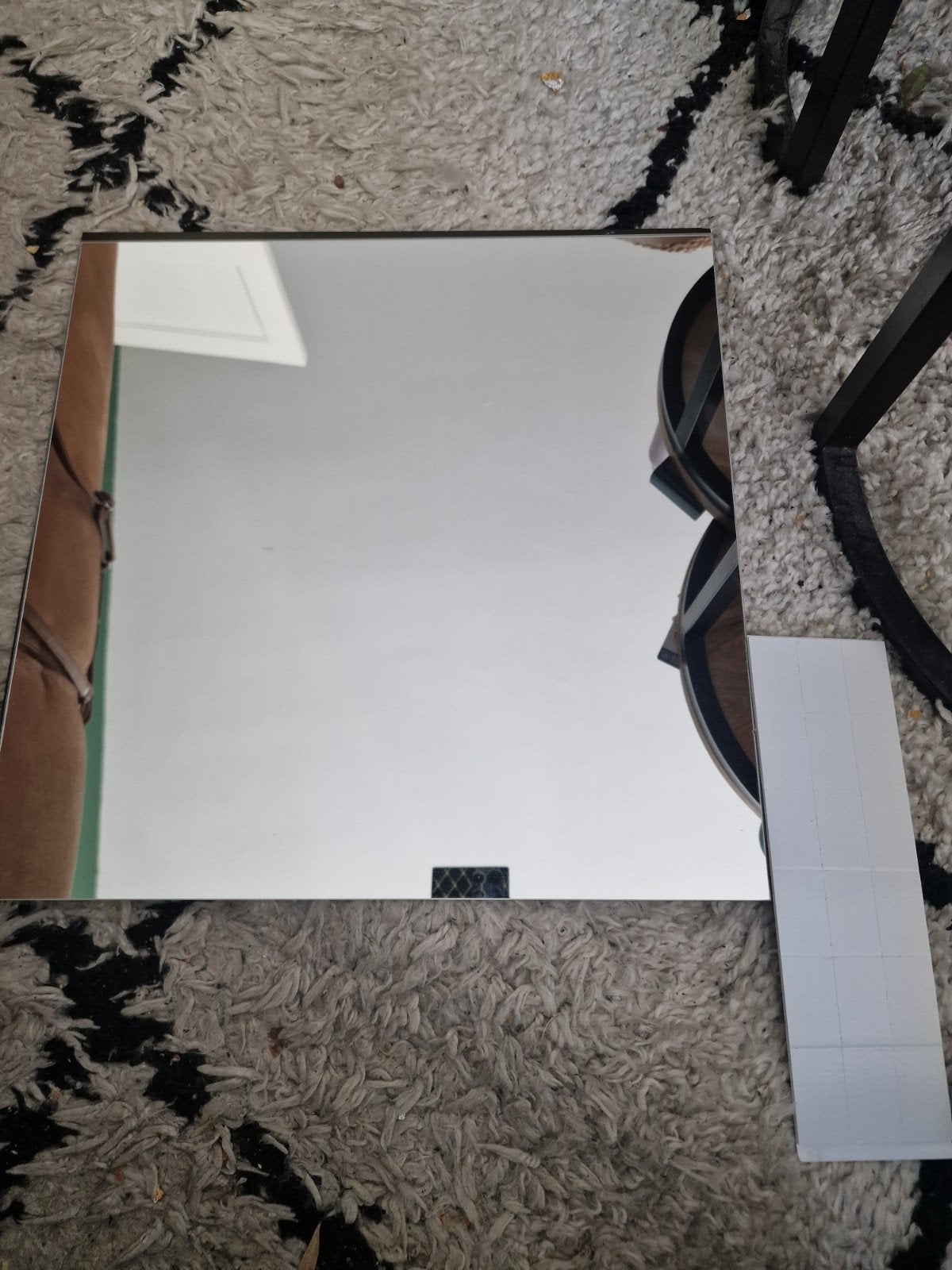 Plakspiegel 40x40cm - nieuw, Minder dan 50 cm, Nieuw, Ophalen of Verzenden, Minder dan 100 cm