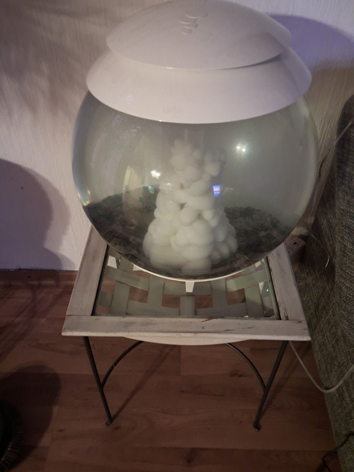biorb 60 liter kunstof kan in 2 kleuren licht wit of blauw, Dieren en Toebehoren, Ophalen