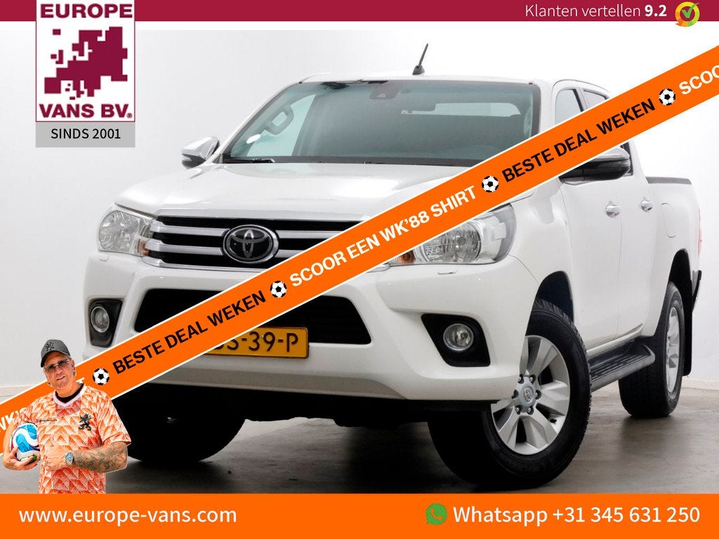 Toyota Hilux 2.4 D-4D-F 150pk E6 4WD 4x4 Double Cab Automaat, Auto's, Automaat, Gebruikt, Euro 6, 4 cilinders