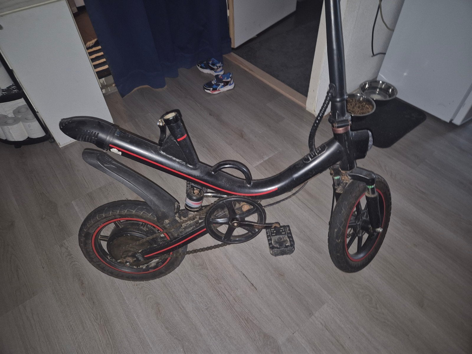 ouxi v1 Opvouwbare elektrische fiets - Compact en handig, Fietsen en Brommers, Ophalen of Verzenden, Gebruikt, Schijfrem, Onbekend