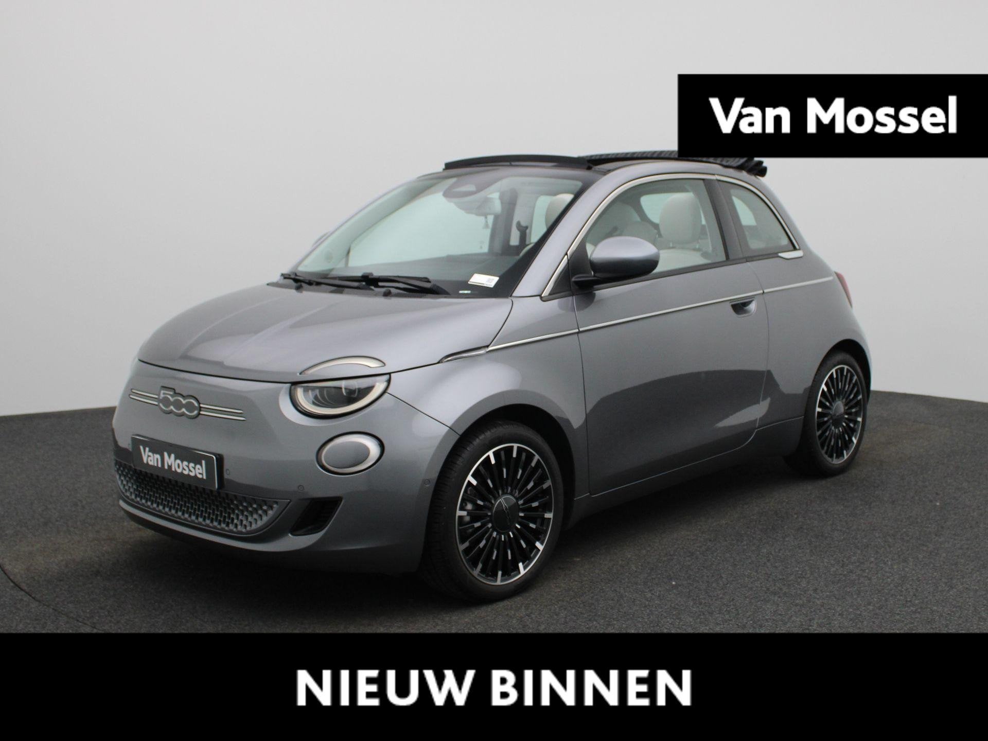 Fiat 500C 500e 42 kWh La Prima, 12 maanden, Stof, Gebruikt, 118 pk