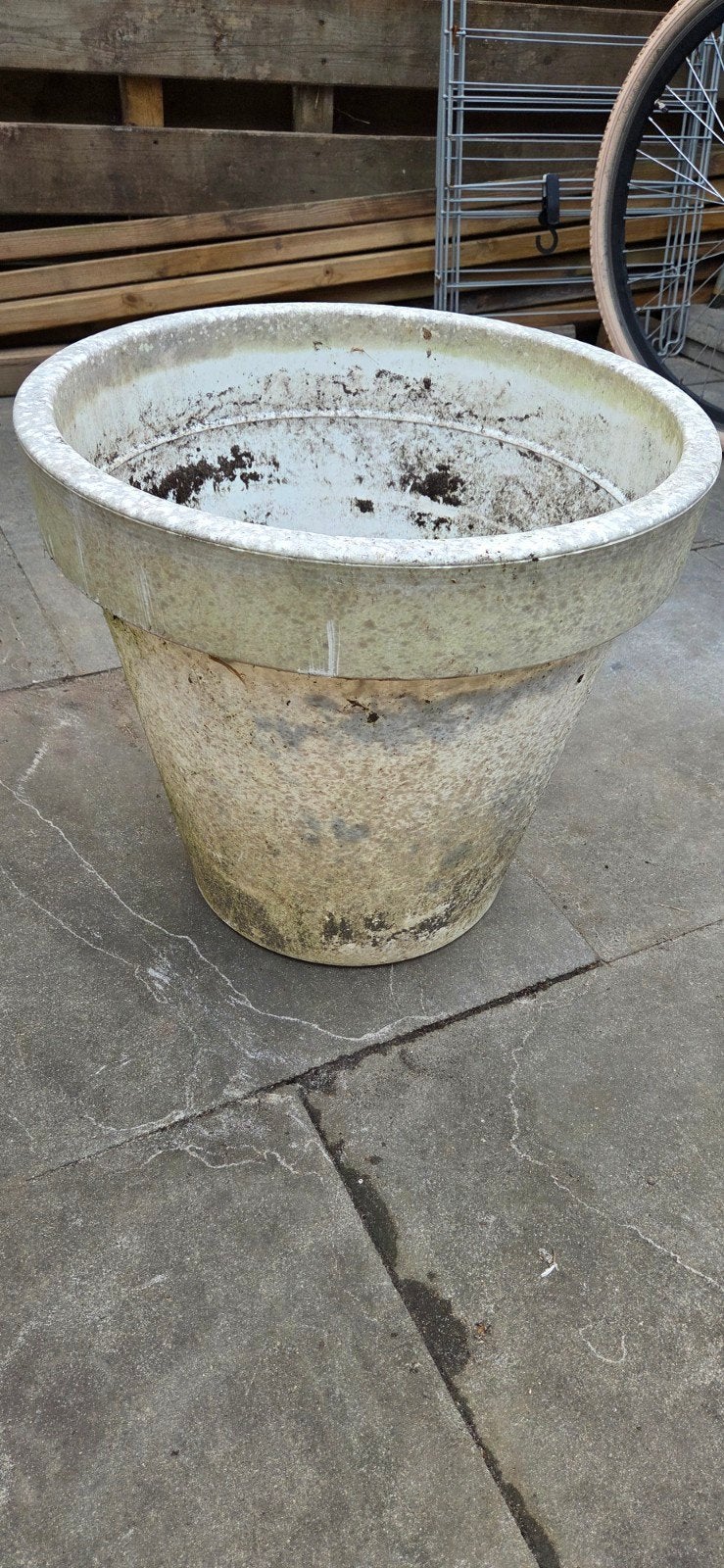 Grote plastic bloempot, Tuin en Terras, Bloembakken en Plantenbakken, Ophalen