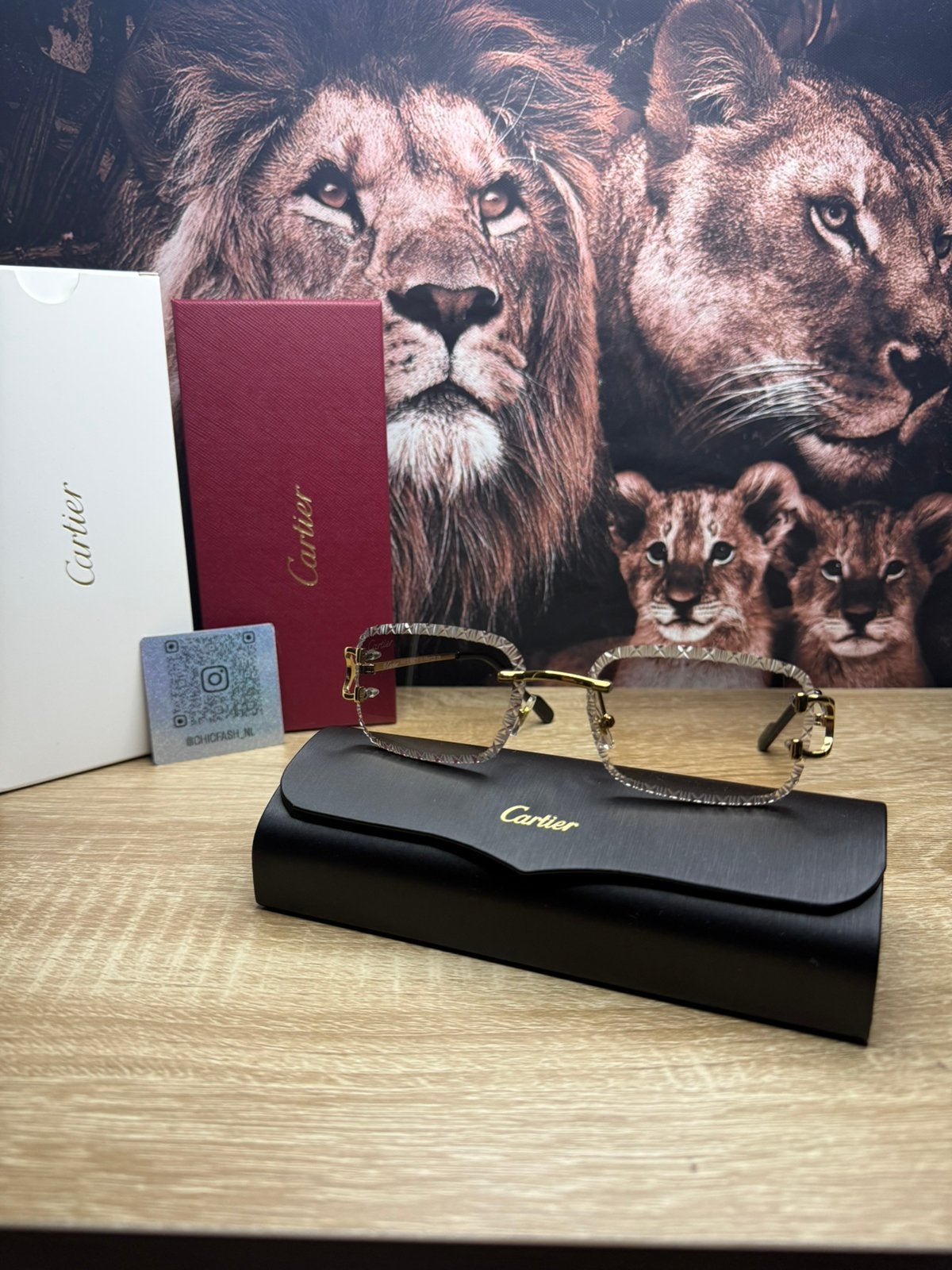 Cartier Diamond Cut Zonnebril, Ophalen of Verzenden, Zo goed als nieuw, Overige merken