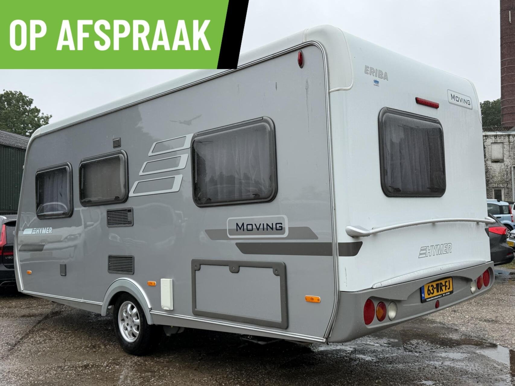 Eriba Nova Moving 465 2007 Mover|Luifel|Voortent|Boiler|Rijk, Caravans en Kamperen, Caravans, Bedrijf, 1250 - 1500 kg, Eriba