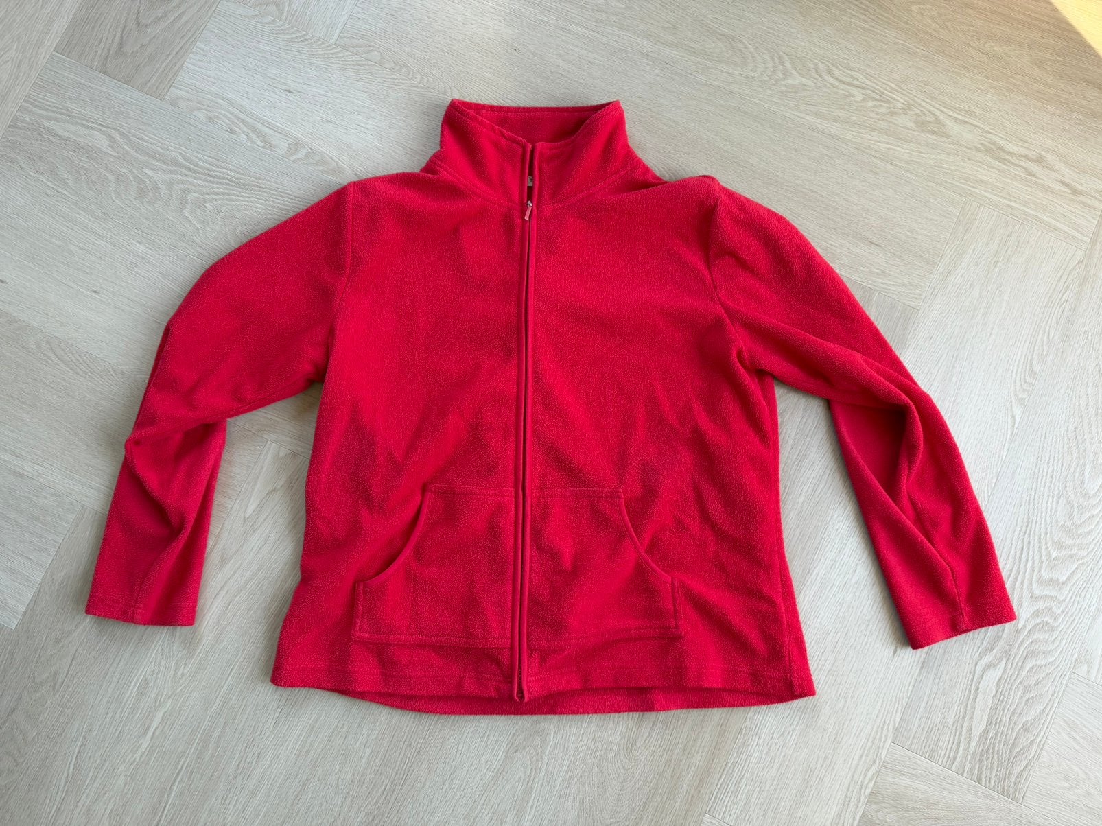 Fleece vest, Ophalen of Verzenden, Zo goed als nieuw, Maat 42/44 (L), Rood