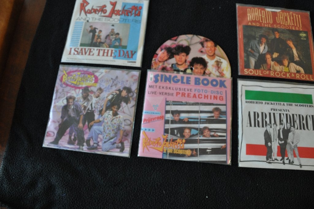 16 Singles van Roberto Jacketti & The Scooters, Verzenden, Gebruikt, 7 inch, Pop