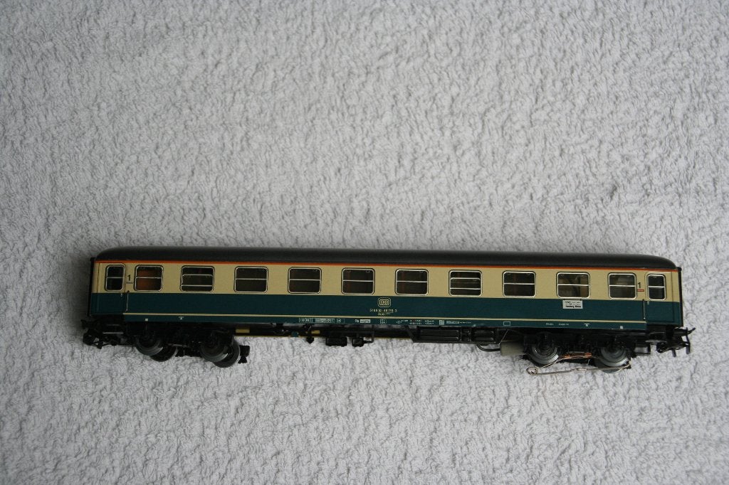 Märklin H0 4111 1e kl DB 5180 40 216-3 turquoise beige (4.2), Wisselstroom, Wagon, Ophalen of Verzenden, Zo goed als nieuw