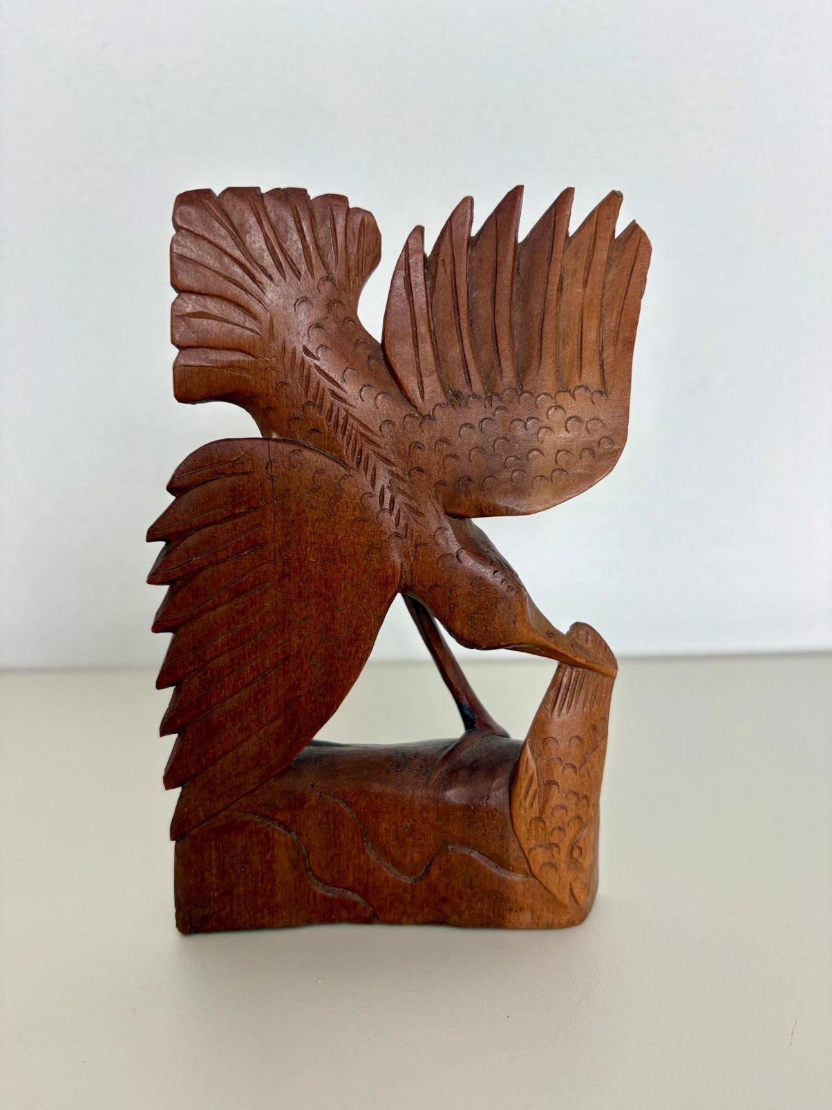 Houten Balinees snijwerk - adelaar/vogel, Ophalen of Verzenden
