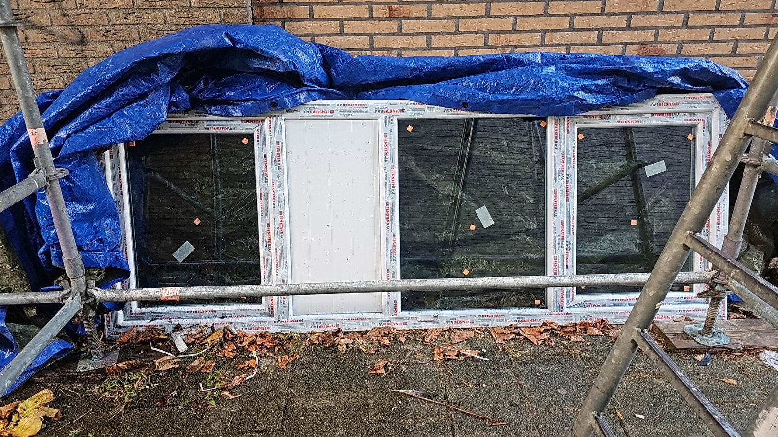 Nieuw kunststof kozijn 277x100 cm - Ongebruikt, Gevelraam of Ruit, 80 tot 120 cm, Nieuw, Ophalen of Verzenden