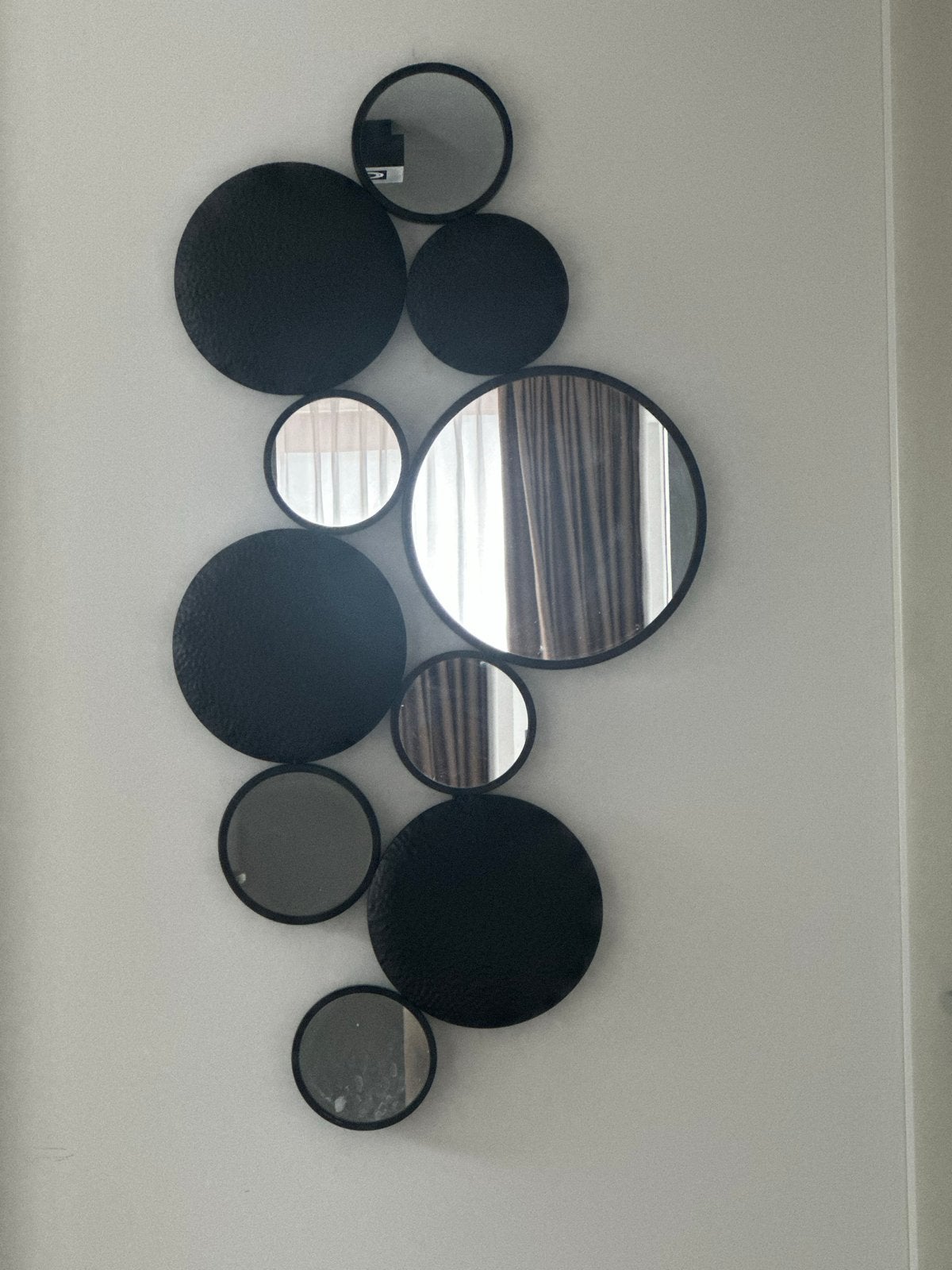 Decoratieve wanddecoratie, Huis en Inrichting, Woonaccessoires | Spiegels, Ophalen, 100 tot 150 cm, Rond, Nieuw