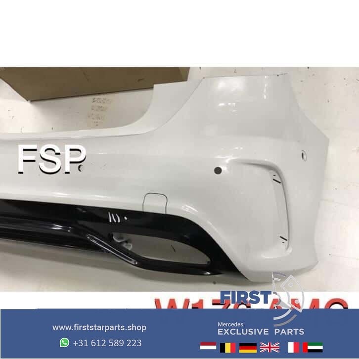 W176 Facelift AMG Achterbumper Mercedes A Klasse PDC, Auto-onderdelen, Carrosserie en Plaatwerk, Gebruikt, -, Ophalen of Verzenden