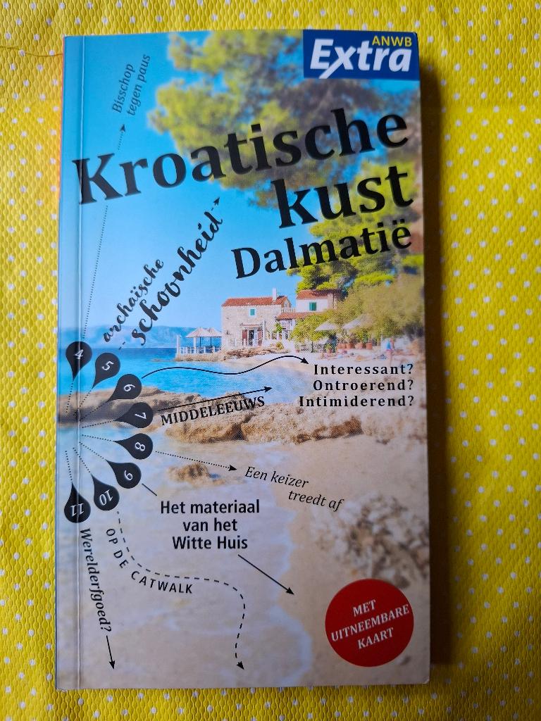 ANWB reisgids Kroatische kust 2022            Kroatie, Gelezen, Europa, Ophalen of Verzenden, Reisgids of -boek