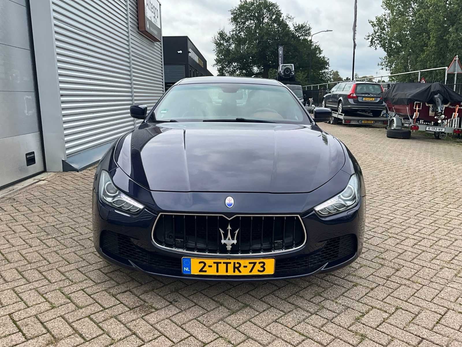 2014 Maserati Ghibli 3.0 V6 D Personenauto, Auto's, Euro 5, Achterwielaandrijving, Gebruikt, Blauw