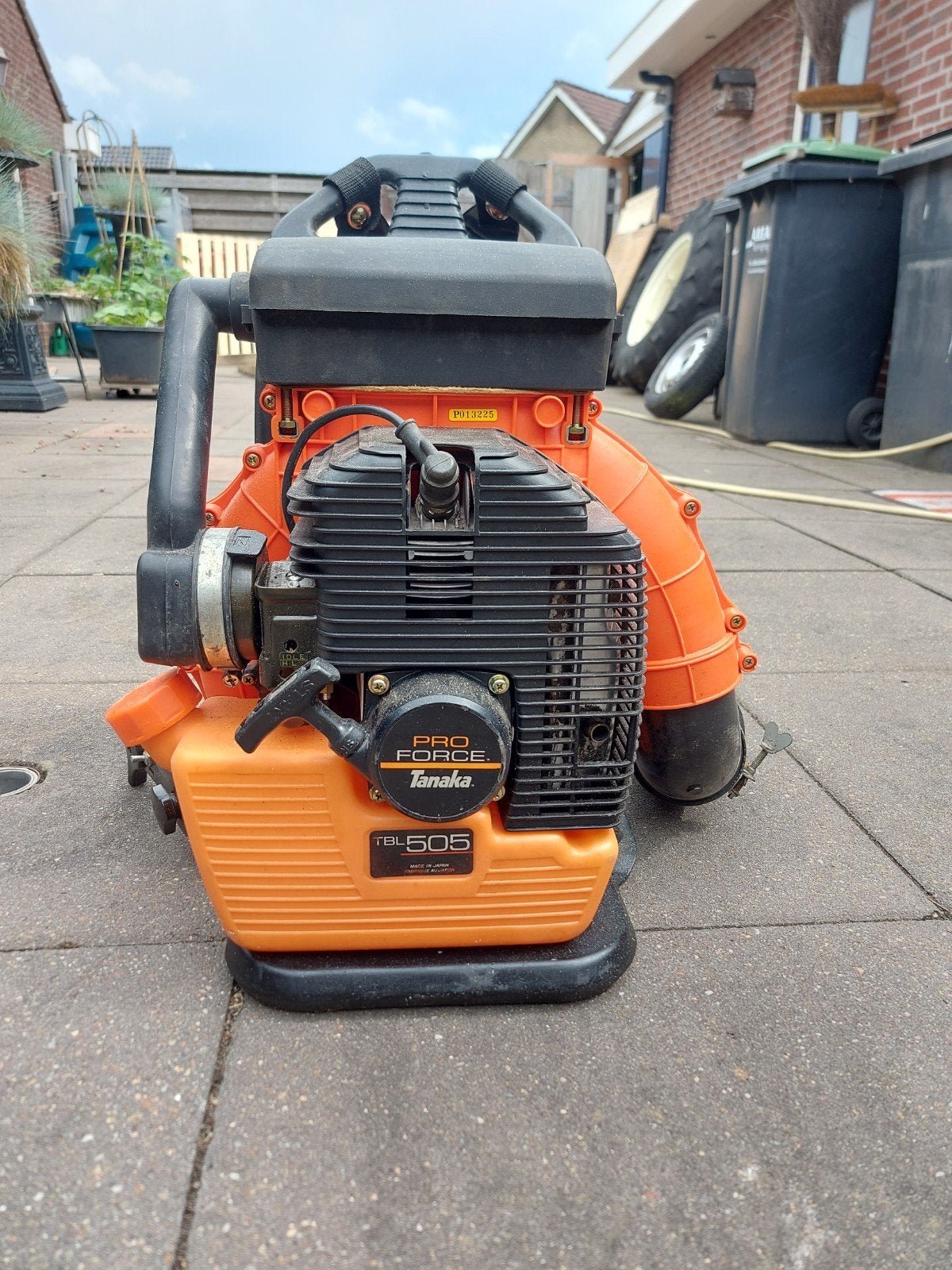 Motor bladblazer, Ophalen, Gebruikt, Benzine