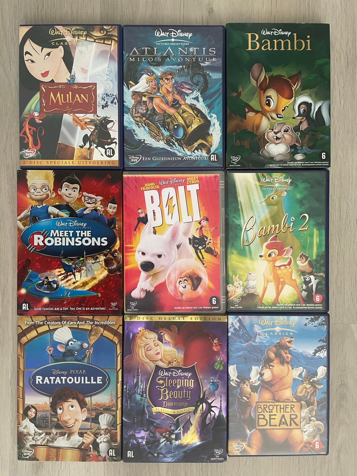Grote collectie Disney DVD's - Klassiekers en Pixar, Animatie, Verzamelbox, Alle leeftijden, Nederlands