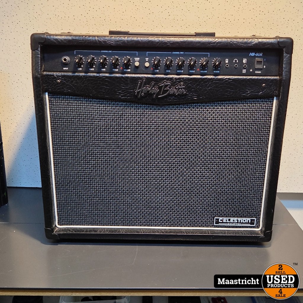 Harley Benton HB80-R Celestion gitaarversterker | nwpr 169 e, Harley Benton, Gebruikt, Support@harleybenton.com, Wilhelmstr. 20
21244 Buchholz in der Nordheide
Germany