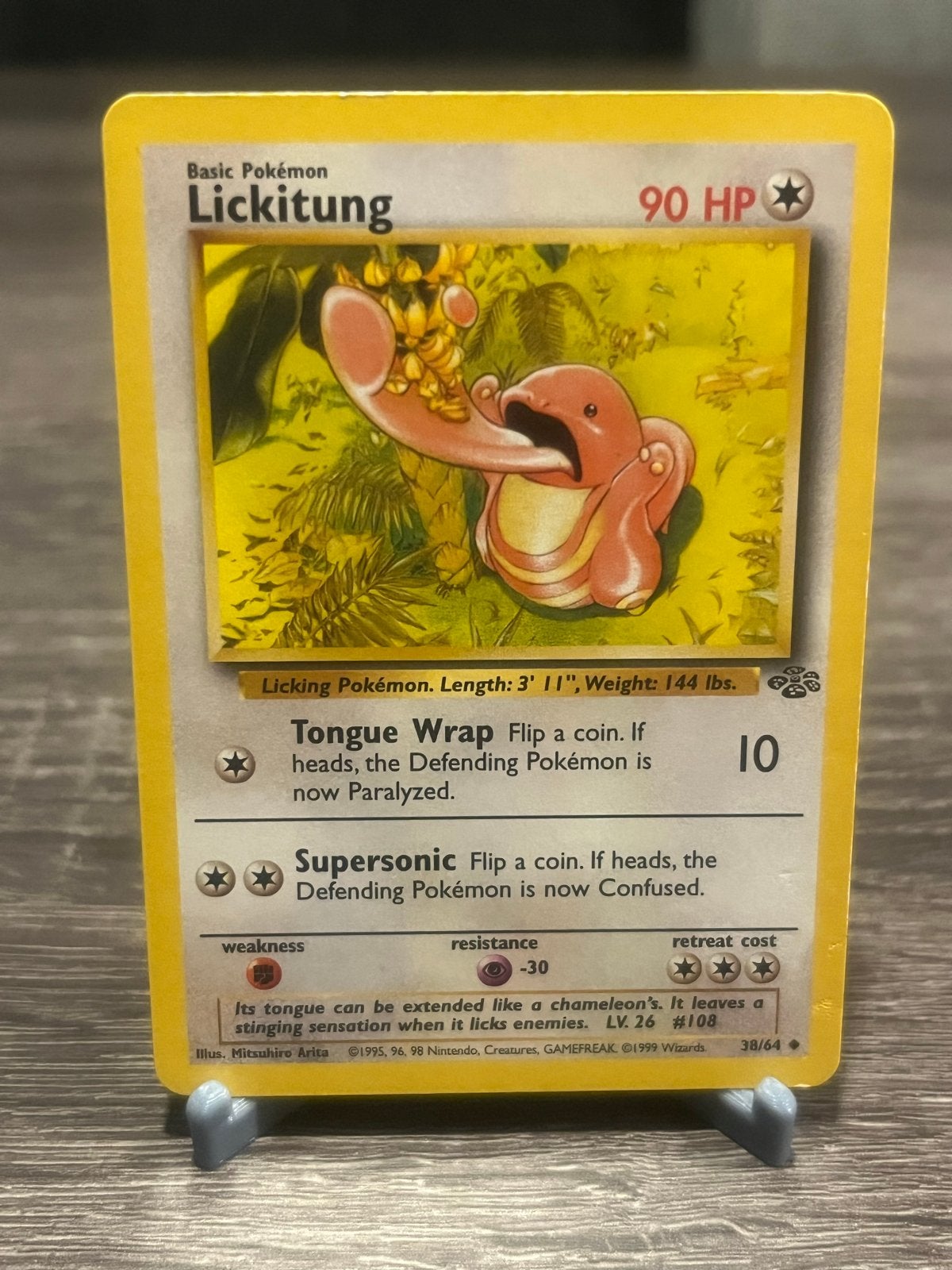 Lickitung (38/64) - Jungle - EX, Ophalen of Verzenden, Zo goed als nieuw, Losse kaart