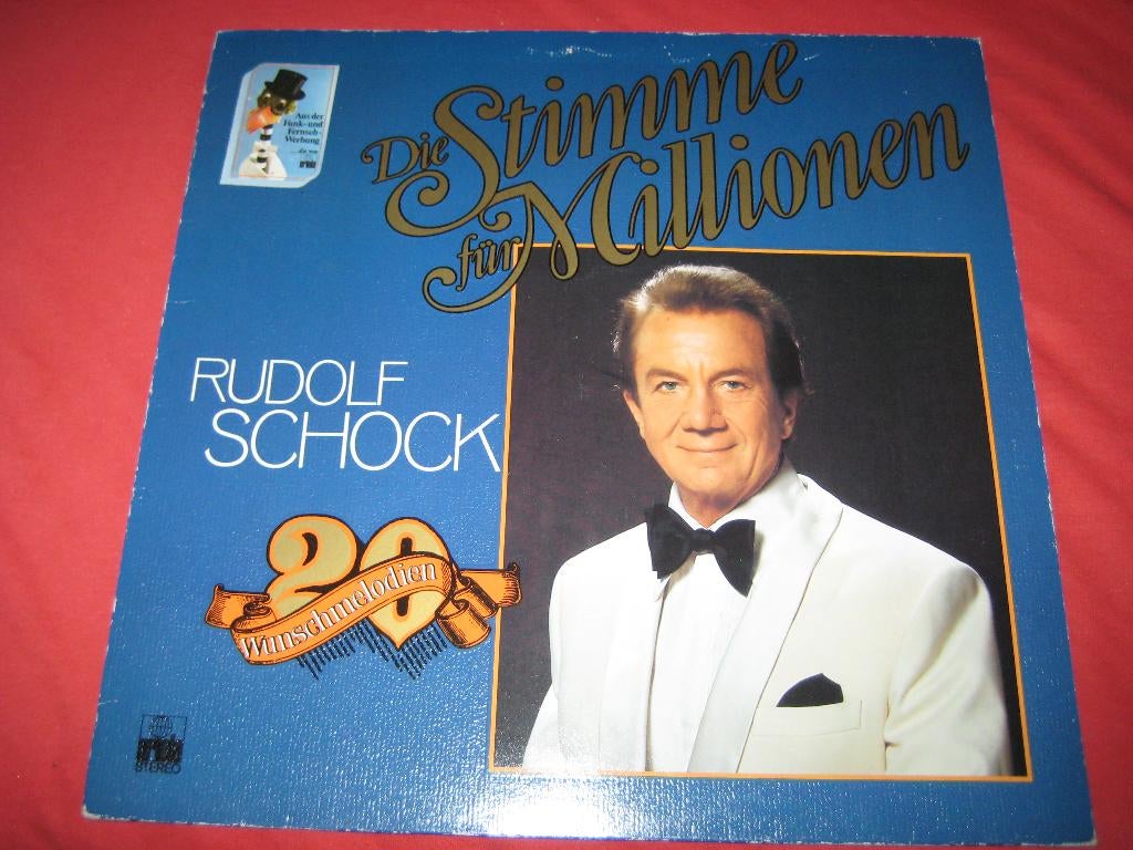 LP, Rudolf Schock: Die Stimme für Millionen, Ophalen of Verzenden, Zo goed als nieuw, 12 inch