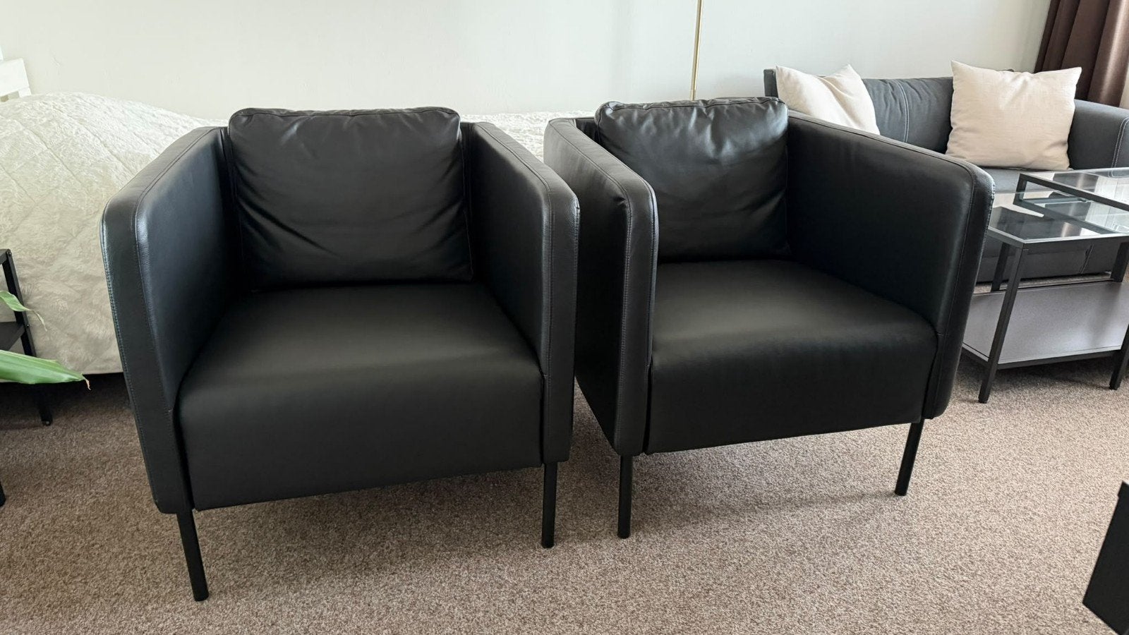 Ekerö - 2 Fauteuils, Ophalen, Overige materialen, Minder dan 75 cm, Zo goed als nieuw