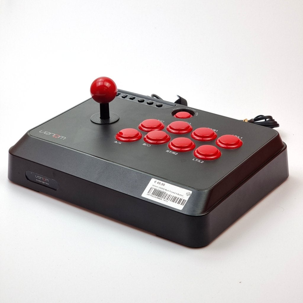 Venom VS2858 Multi Format 8-Button Arcade Fight Stick, Flex Ltd., Zo goed als nieuw, https://flex.com/contact-us, Nobelstraat 10, 5807 GA Oostrum LB, Limburg, Nederland
