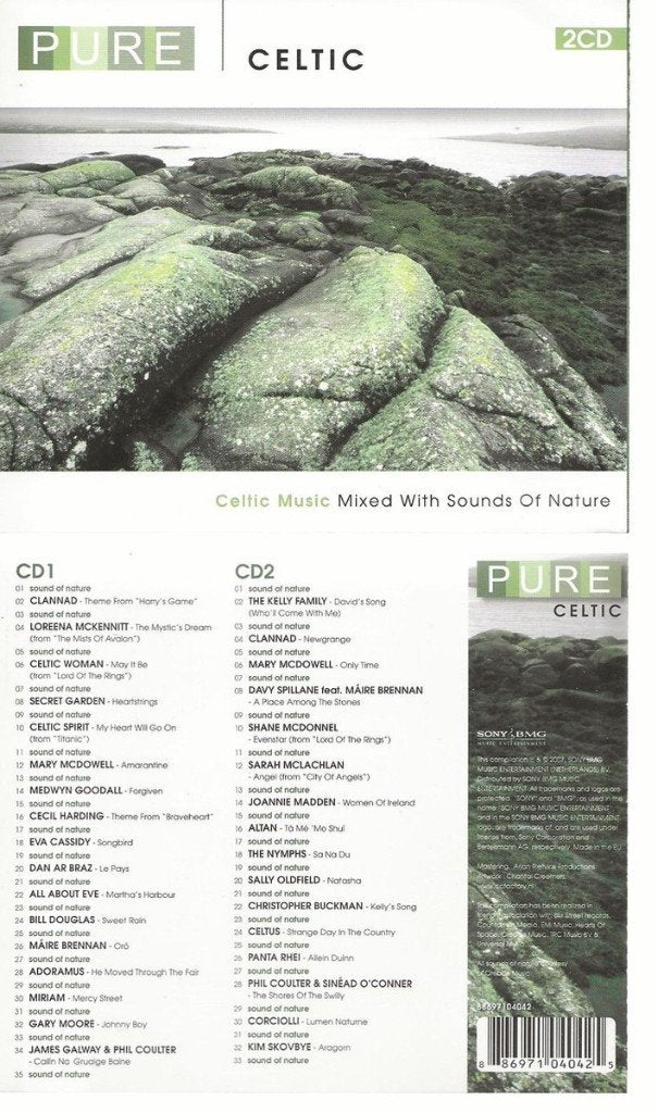 Pure Celtic-music/sounds of nature (top 2000) 2CD Nwst./Or., Ophalen of Verzenden, Zo goed als nieuw, Verzamelalbum, Keltisch
