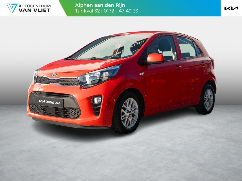 Kia Picanto 1.0 DPi DynamicLine ACTIEPRIJS | Airco | Cruise, Auto's, Kia, Stof, Gebruikt, 4 stoelen, Origineel Nederlands