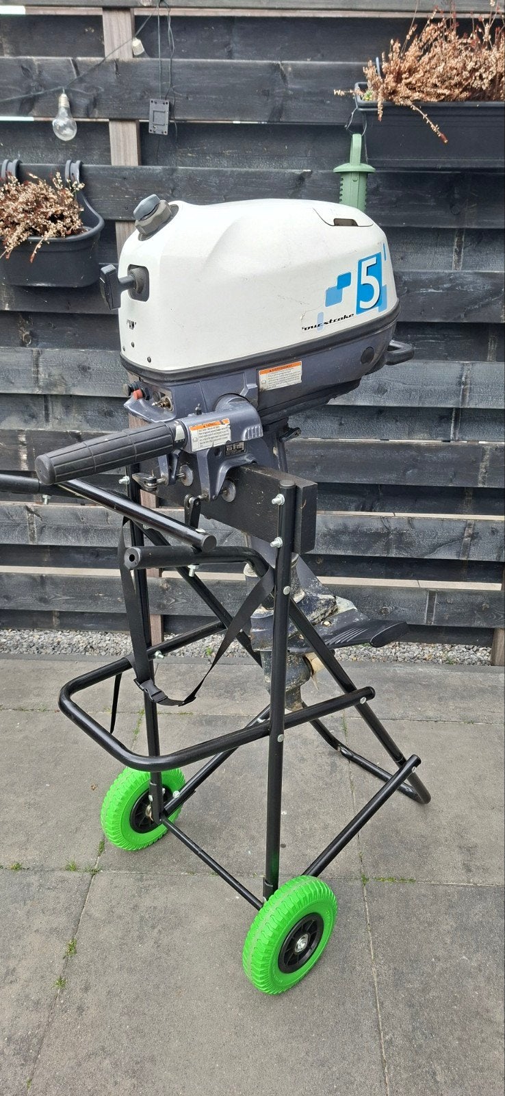 Yamaha 5pk buitenboordmotor - 4-takt, Ophalen, Gebruikt, 5 tot 10 pk, Viertaktmotor