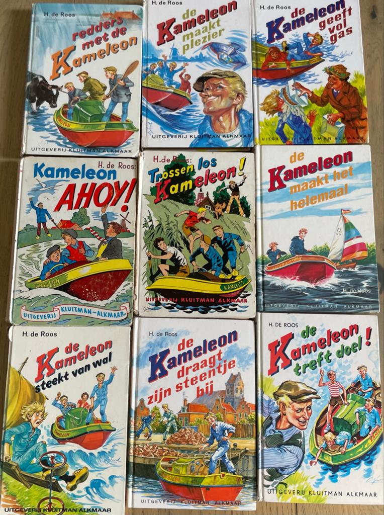 De Kameleon Boeken - H. de Roos (9 stuks), Boeken, Ophalen of Verzenden, Gelezen