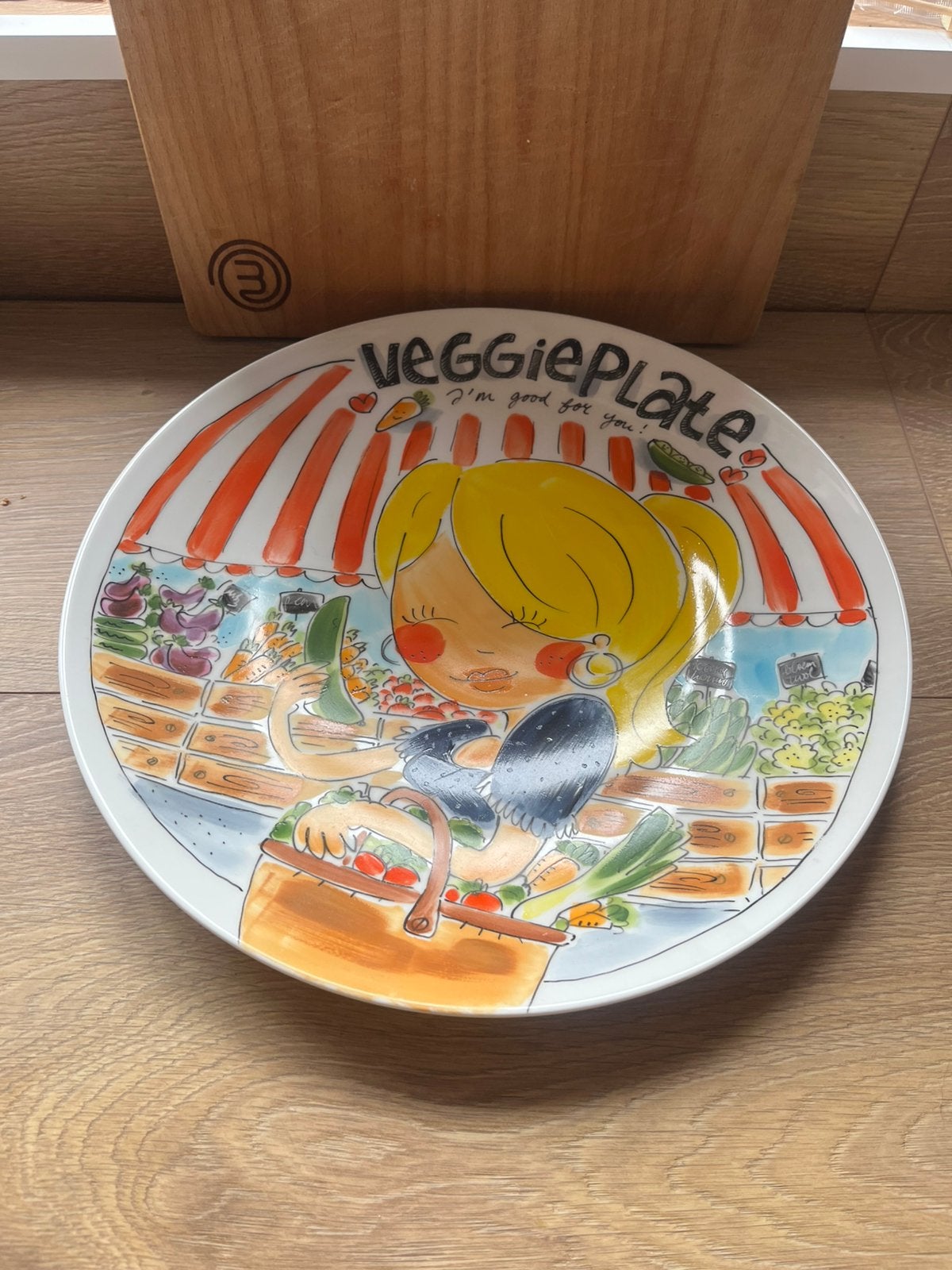 Blond amsterdam LE veggieplate, Huis en Inrichting, Keuken | Servies, Ophalen of Verzenden, Nieuw, Aardewerk, Bord(en)