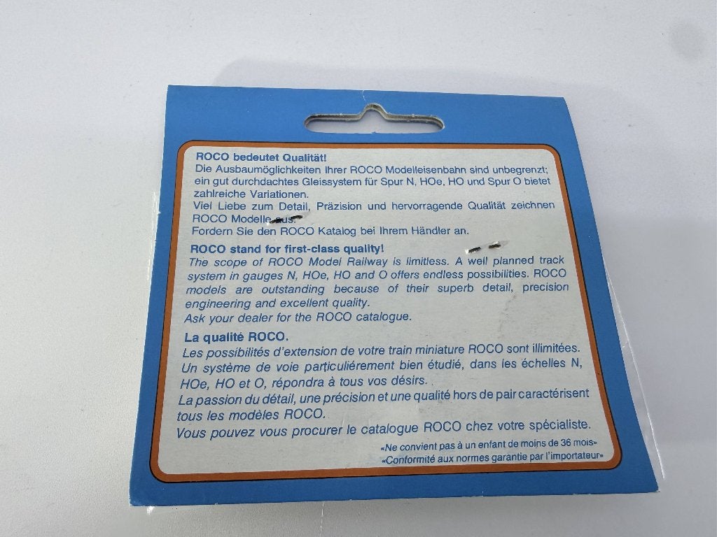 Roco 40282 - H0 Kortkoppelingen "Zwaluwstaart aansluiting", Gelijkstroom, Overige typen, Ophalen of Verzenden, Zo goed als nieuw