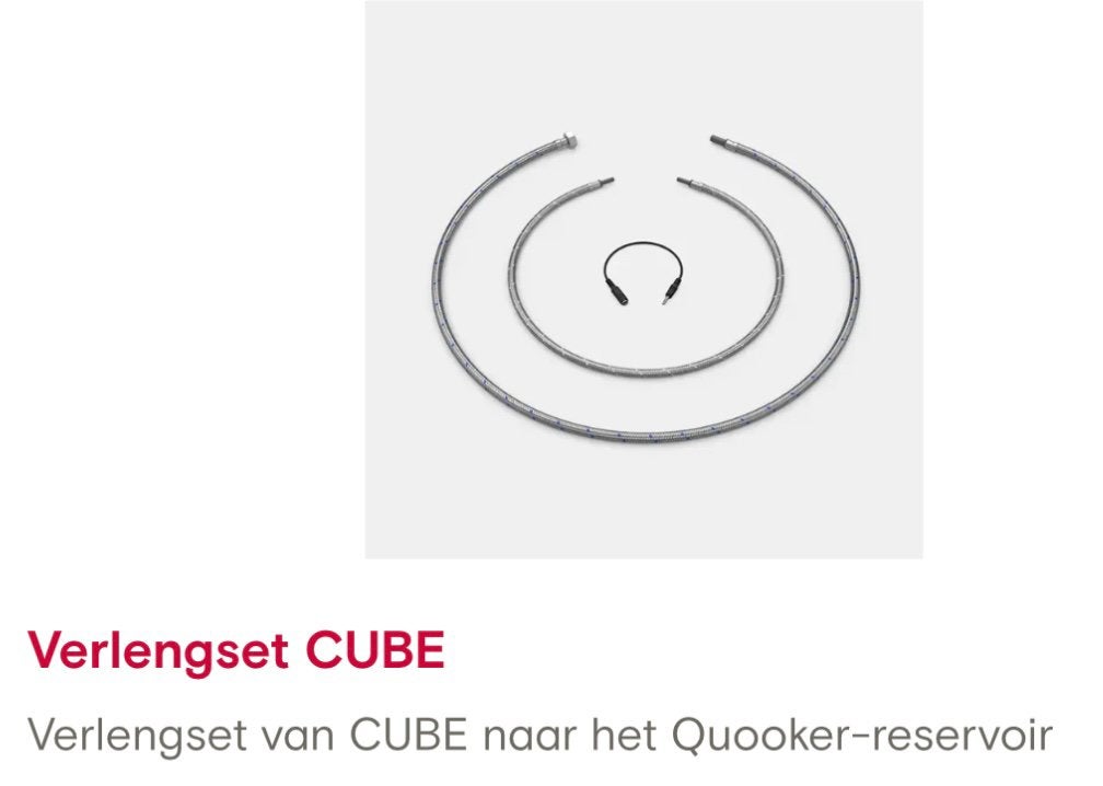 Qooker cube verlengset, Ophalen of Verzenden, Nieuw