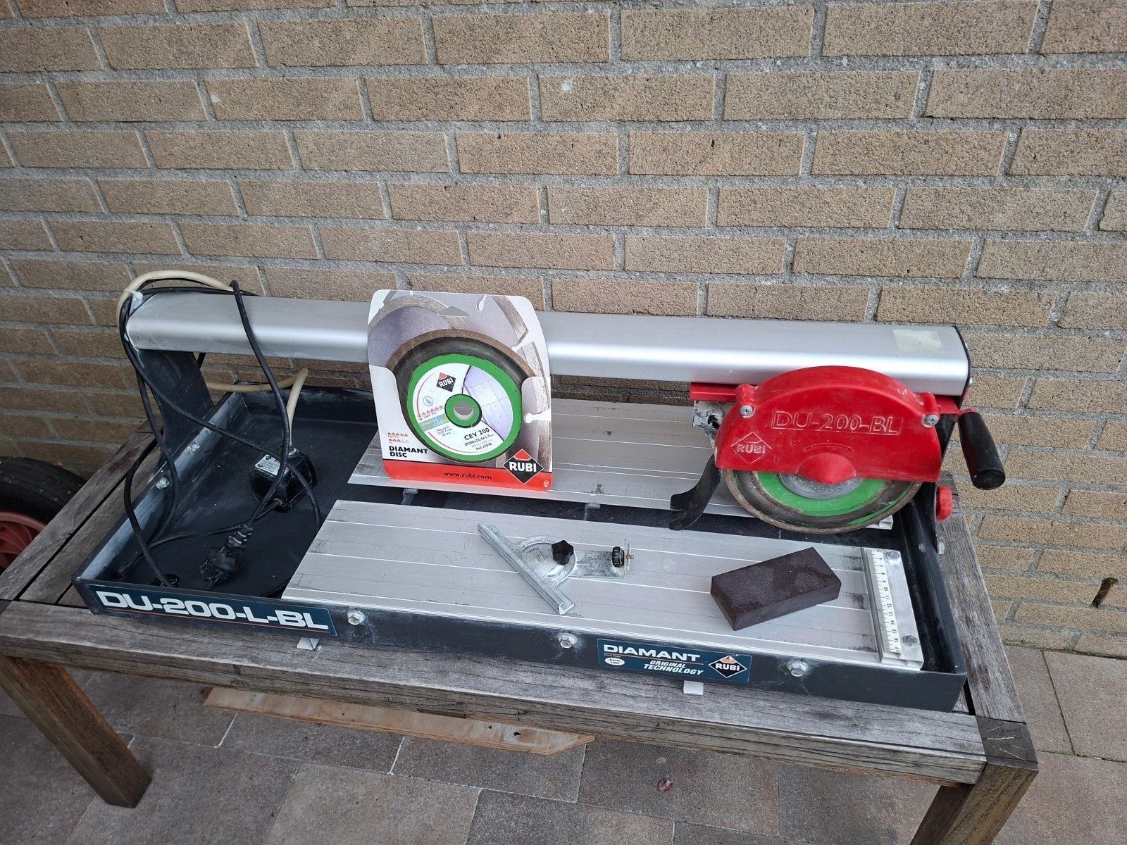Rubi Tegelzaag Diamant DU 200, Ophalen, Gebruikt, Overige typen, 600 tot 1200 watt