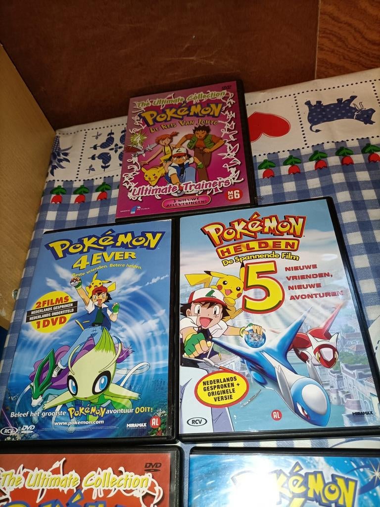 Pokémon DVD Collectie - 5 Films/Series, Avontuur, Gebruikt, Alle leeftijden, Ophalen of Verzenden