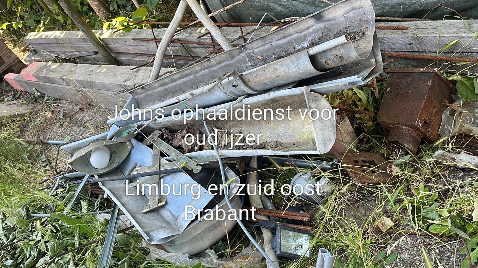 oud ijzer en metalen - gratis thuis opgehaald, Doe-het-zelf en Verbouw, Metalen, Ophalen, Gebruikt, IJzer