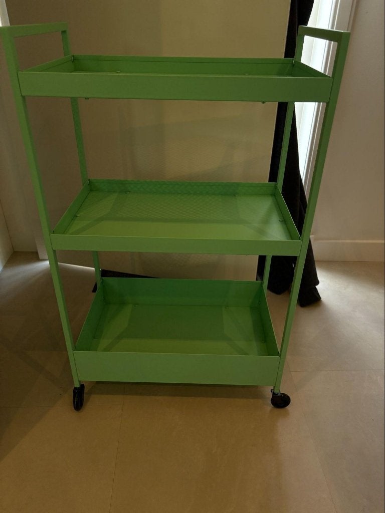 IKEA Nissafors trolley, groen, Ophalen, Zo goed als nieuw