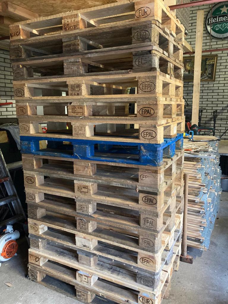 Diverse pallets te koop, Ophalen, Gebruikt