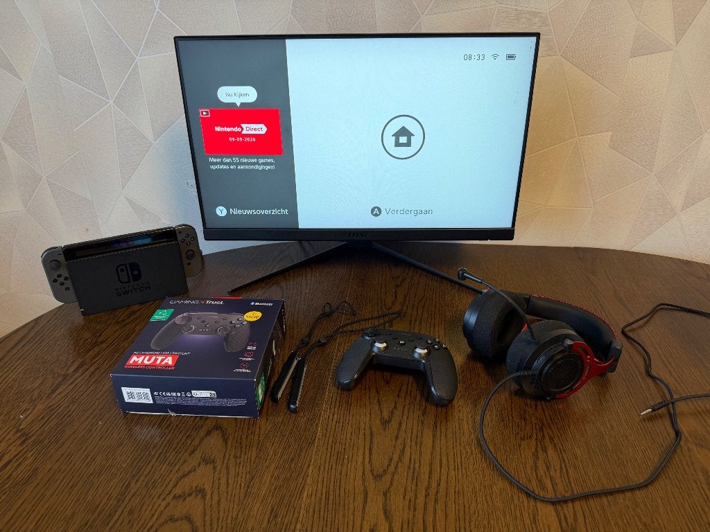 Nintendo switch setup, Ophalen, Zo goed als nieuw, Met 1 controller, Switch Original