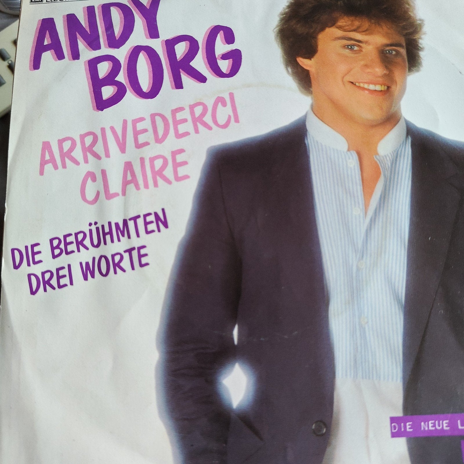 Andy Borg - Arrivederci Claire / Die Berühmten Drei Worte, Gebruikt, 7 inch, EP, Schlager