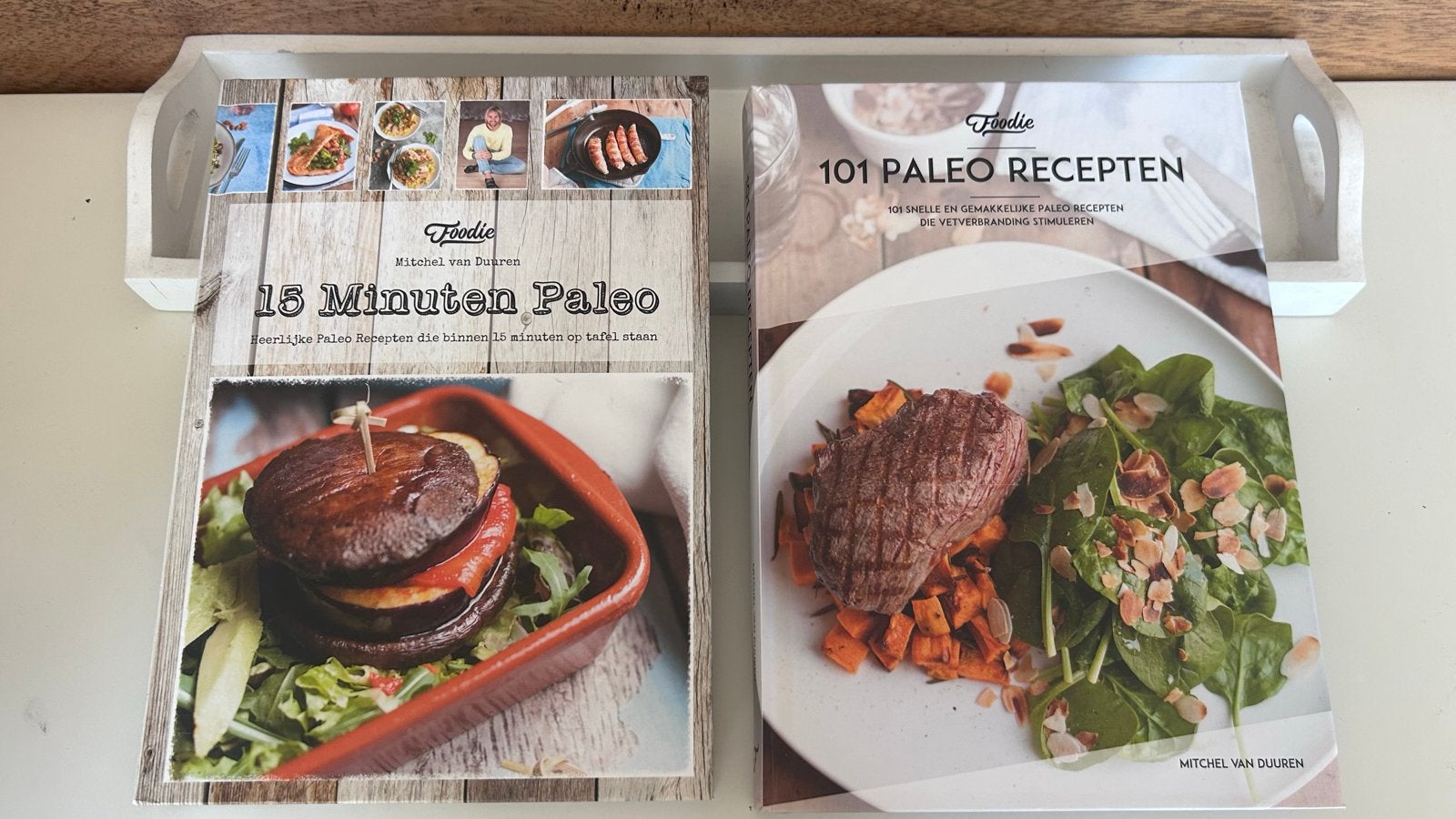 2 Paleo kookboeken: 15 Minuten Paleo & 101 Paleo Recepten, Boeken, Voorgerechten en Soepen, Ophalen of Verzenden, Zo goed als nieuw